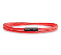Motti Way Nautical Durable Red Rope Cord Cuff Unisex Waterproof Bracelet with Magnetic Clasp for Men & Women, XS Size