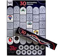 Motti Way Quit Smoking Scratch Off Inspirational Calendar Poster - Motivational Wall Decor Gifts