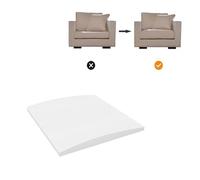 MOTTK 40/50/60cm Square Couch Cushion Repair Replacement Sofa Couch Support for Sagging Seat, White High Density Foam Sheet Cushion Support Sag (1,50x50cm)