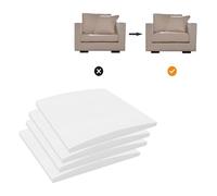 MOTTK 40/50/60cm Square Couch Cushion Repair Replacement Sofa Couch Support for Sagging Seat, White High Density Foam Sheet Cushion Support Sag (4,60x60cm)