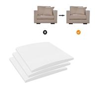 MOTTK 60x60cm Square White High Density Foam Sofa Cushion Support for Sagging Seat, Sofa Cushion Repair and Support