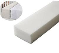 MOTTK High Density Foam Length 100/120/150/180/200cm,Cut to Any Sizel,Furniture Replacement Foam,Bench Chair Padding,Mattress Bridge Filler Gap (Custom)