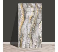 MOTTKEE 10 Pcs Marble Peel and Stick Wall Stickers 60x30CM Self Adhesive Wall Panels,Waterproof Backsplash Tiles for Kitchen Bathroom,Wall Decor (Grey2)