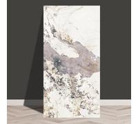 MOTTKEE 10 Pcs Marble Peel and Stick Wall Stickers 60x30CM Self Adhesive Wall Panels,Waterproof Backsplash Tiles for Kitchen Bathroom,Wall Decor (Beige1)