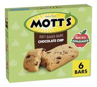 Mott's 6 x Soft Baked Chocolate Chips Bars Made with Applesauce 6 oz