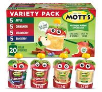 Mott's Apple Sauce No Added Sugar 90ml - Clear Bags - Pack of 20