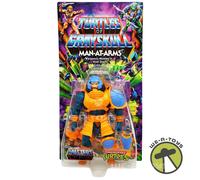 Masters of the Universe Origins Turtles of Grayskull Man-At-Arms Action Figure Toy, 16 Articulations, TMNT & MOTU Crossover with Accessories