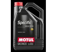 Motul Specific Vw 508.00-509.00 0w20 5l Auto Motor Oil Clear