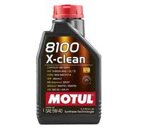 Motul 8100 X-Clean 5W-40 Fully Synthetic Engine Oil 1 Litre 1L 5W-40