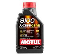 Motul 8100 X-Cess 5W-40 Fully Synthetic Engine Motor Oil 1 Litre 1L 5W-40