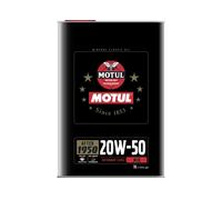 Motul Classic 20w-50 20w50 Mid Detergent Mineral Car Engine Oil - 5 Litres 5L