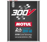 Motul 110824 | Motul 300V Le Mans ESTER Core Technology Car Racing Motor Oil | Viscosity 20W-60, SAE J 300 | 2 Litres