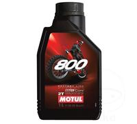 Motul 2 Stroke Engine Oil 1L Synthetic 800 Fl Open Road 110083