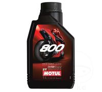 Motul 2 Stroke Engine Oil 1L Synthetic 800 Fl Road Racing 110085
