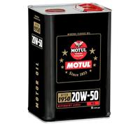 Motul 20W-50 Classic Engine Oil, 5 Liters (109560) for Classic Cars