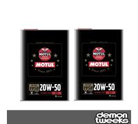 Motul 20W50 Mineral Classic Engine Oil (2 x 5 Litre) - For 1950-1970 4 Stroke