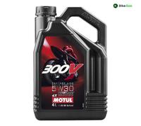 Motul 300V 4-Stroke Engine Oil 5W30 Motorcycle 4 Litres 100% Synthetic 4T