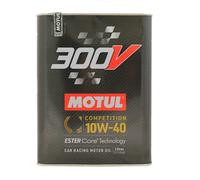 MOTUL 300V COMPETITION 10W40 Ester Synthetic Engine Oil. SAE 10W-40. 2 Litre tin