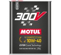 MOTUL 300V COMPETITION 10W40 Ester Synthetic Engine Oil. SAE 10W-40. 2 Litre tin