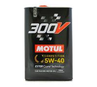 1 x 5 Litre - Motul 300V Competition Fully Synthetic Motorsport 5W40 Engine Oil