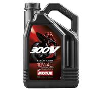 Motul 300v Fl Road Racing 10w40 Oil 4l Clear unisex