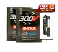 Motul 300V Le Mans 20w-60 Car Engine Oil - 4L + FREE Philips LED Worklight