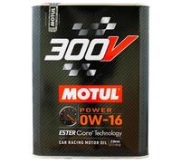 Motul 300V Power 0W-16 0W16 Ester Core Technology Car Engine Oil - 2 Litres 2L