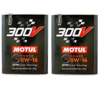Motul 300V Power 0W-16 0W16 Ester Core Technology Car Engine Oil - 2 Litres 2L