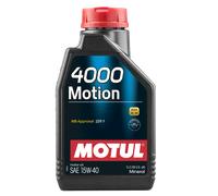 Motul 4000 MOTION 15W40 1 Liter Auto Engine Oil 15W-40 Mineral 102815