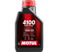 Motul 4100 SYN-nergy 15w-50 Semi-Synthetic Car Engine Oil - 1 Litre 1L