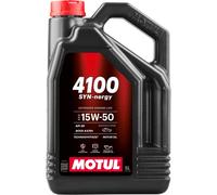 Motul 4100 SYN-nergy 15w-50 Semi-Synthetic Car Engine Oil - 5 Litres 5L