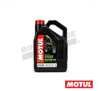 Motul 5100 10W40 4L Semi Synth 4 Stroke Engine Oil for Honda CB 500 F 2013-2016