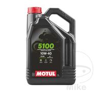 Motul 5100 10W40 4T Motorcycle Engine Oil 4L Semi Synthetic Ester 4 Litre 104068
