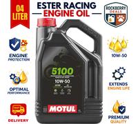 Motul 5100 4T 10w-50 10w50 Ester Racing Motorcycle Engine Oil - 4 Litres 4L