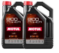MOTUL 5W50 ESTER 8100 POWER HIGH PERFORMANCE FULLY SYNTHETIC ENGINE OIL 111812