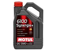Motul 6100 Synergie+ 10W40 Technosynthese Engine Oil A3/B4 229.3 505 00 RN0700, 5 Litres