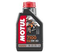 Motul 7100 100% Synthetic Engine Oil 5W40 for 4-Stroke Motorbikes/Scooters, 1lt