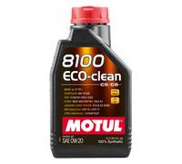 Motul 8100 Eco-Clean 0w-20 0w20 Fully Synthetic Car Engine Oil - 1 Litre 1L