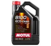 Motul 8100 ECO-CLEAN 0W20 5 Liter Auto Engine Lubricant 0W-20 Fully Synthetic