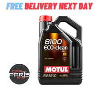 Motul 8100 ECO-CLEAN 5W30 Fully Synthetic Car Engine Oil - 5L
