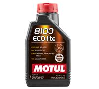 Motul 8100 ECO-LITE 0W20 1 Liter Auto Engine Lubricant 0W-20 Fully Synthetic