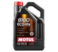 Motul 8100 ECO-LITE 0W20 5 Liter Auto Engine Lubricant Oil 0W-20 Fully Synthetic