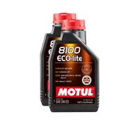 Motul 8100 Eco-Lite 0W20 Fully Synthetic Engine Oil Gm Dexos1 Gen3 2X1L
