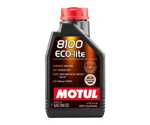 Motul 8100 ECO-LITE 0W20 Fully Synthetic Engine Oil GM dexos1 GEN3