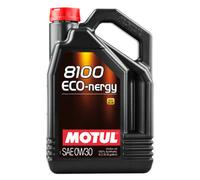 Motul 8100 Eco-Nergy 0W30 5 Liter Auto Engine Lubricant 0W-30 Fully Synthetic