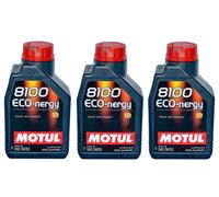 Motul 8100 0W30 Fully Synthetic Engine Oil Eco-Nergy A5 B5 Volvo 10L 102794