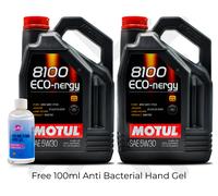 Motul 8100 ECO-nergy 5w-30 5w30 Fully Synthetic Car Engine Oil 5 Litres 5L