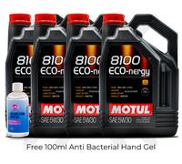 Motul 8100 ECO-nergy 5w-30 5w30 Fully Synthetic Car Engine Oil 5 Litres 5L