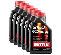 Motul 8100 Eco-Nergy 5W30 Fully Synthetic Engine Oil Acea A5/b5 Rn0700 6X1L