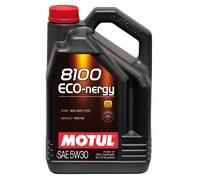 Motul 8100 ECO-nergy 5w-30 5w30 Fully Synthetic Car Engine Oil 5 Litres 5L